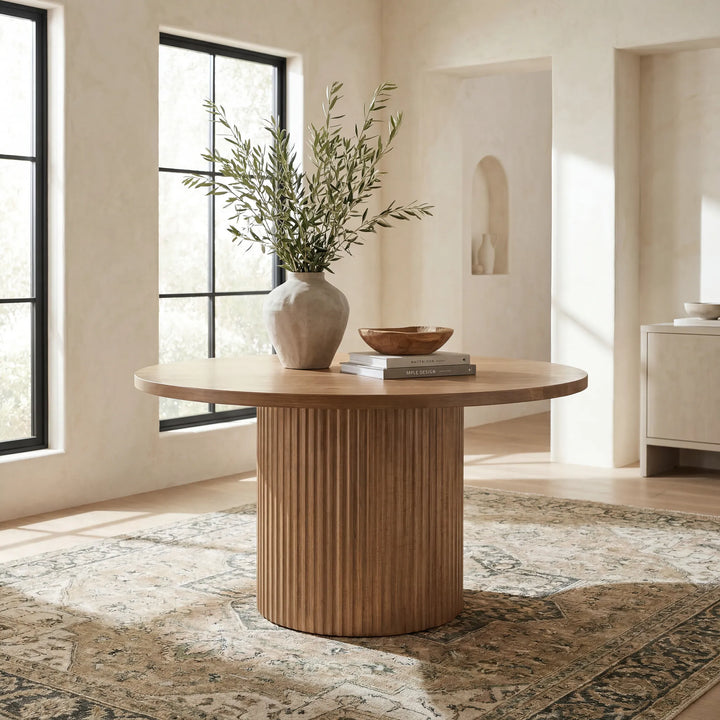 Rainier Single Pedestal Extension Table