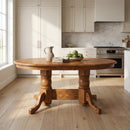 Traditional Double Pedestal Extension Table