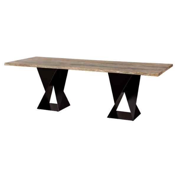 Oxford Solid Top Double Pedestal Table