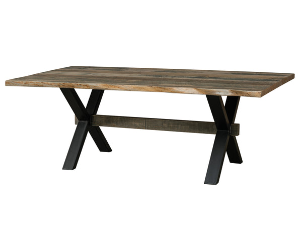 El Dorado Solid Top Trestle Table