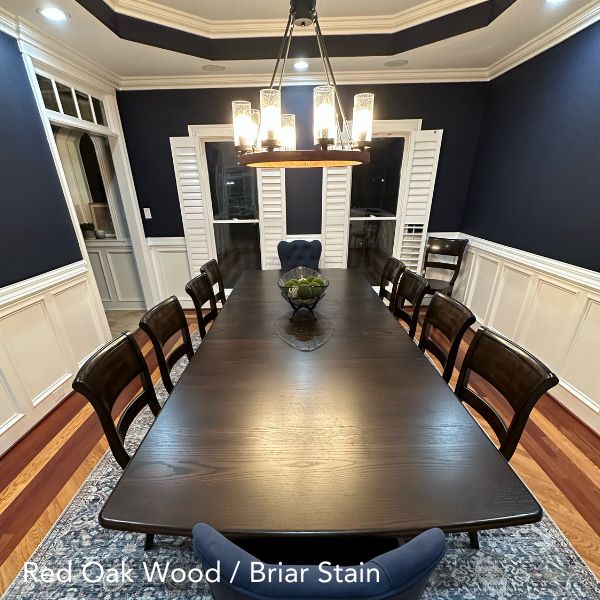 red oak wood, briar stain