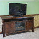 Houston Media Stand With Fireplace