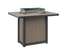 Donoma Rectangular Bar Fire Table