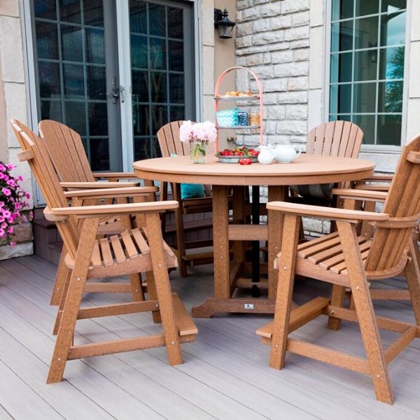 Poly Counter Height Dining Table - 60" Round