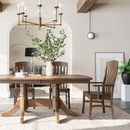 Baytown Double Pedestal Extension Table