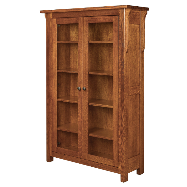 Boston Enclosed Bookcase - Quick Ship
