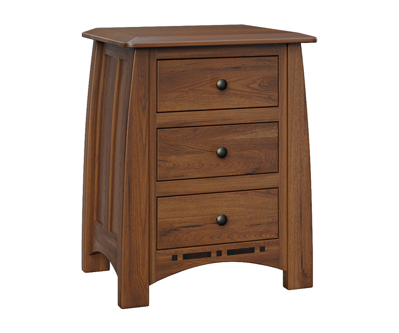 Boulder Creek 3 Drawer Nightstand