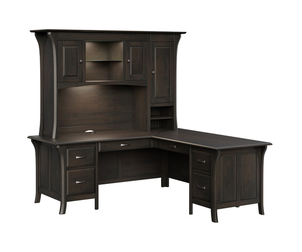 Ensenada 3pc Desk Base And Hutch