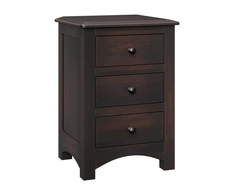 Finland 3 Drawer Nightstand