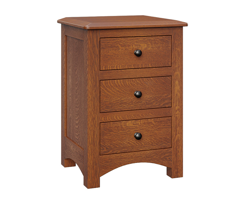 Finland 3 Drawer Nightstand
