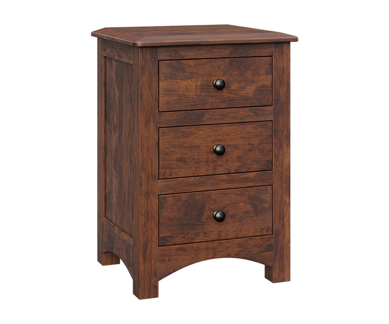 Finland 3 Drawer Nightstand