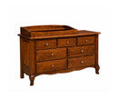 French Country 7 Drawer Dresser