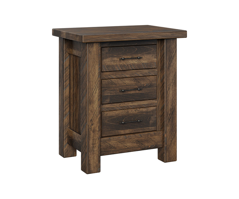Houston 3 Drawer Nightstand