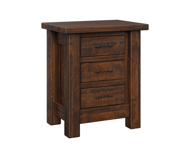 Houston 3 Drawer Nightstand
