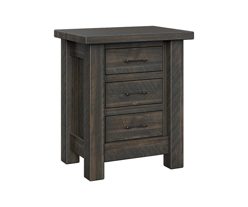 Houston 3 Drawer Nightstand