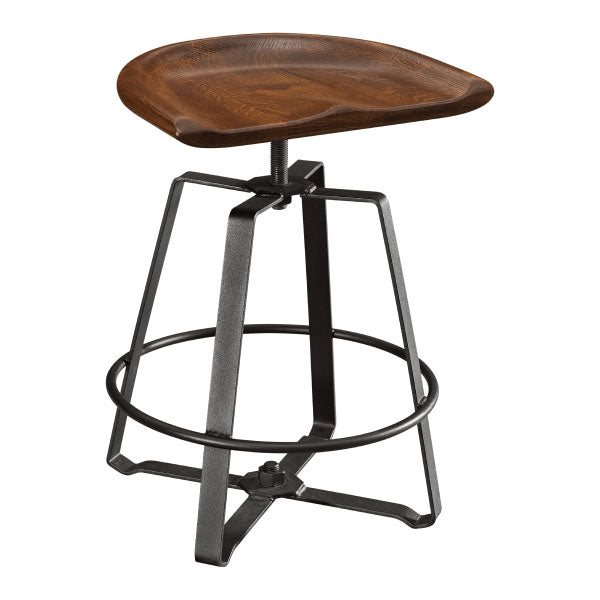 Amish Tables Iron Craft Bar Stool - Thumbnail 5