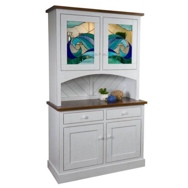 Ocean Hutch with Ocean Glass