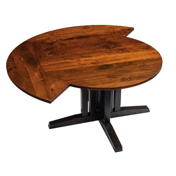 Stanford Round Single Pedestal Extension Table