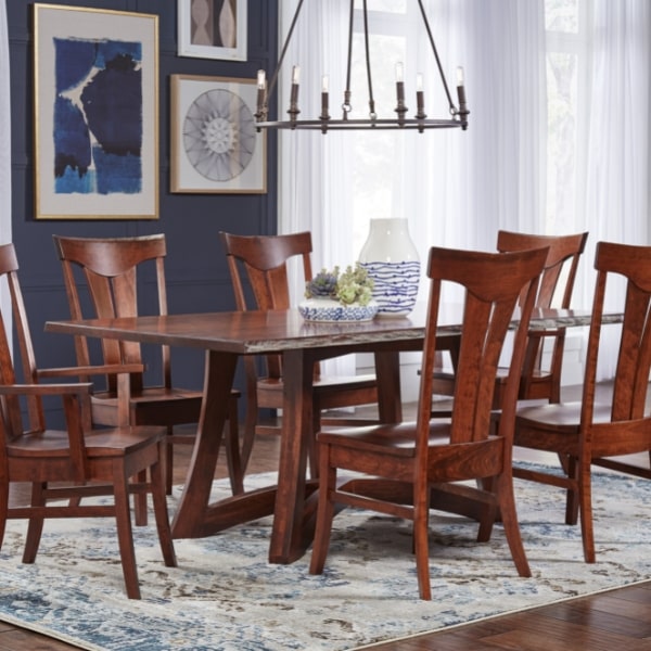 amish table bench