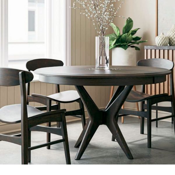 Quick Ship West Newton Single Pedestal Extension Table