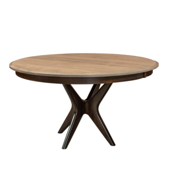 Quick Ship West Newton Single Pedestal Extension Table