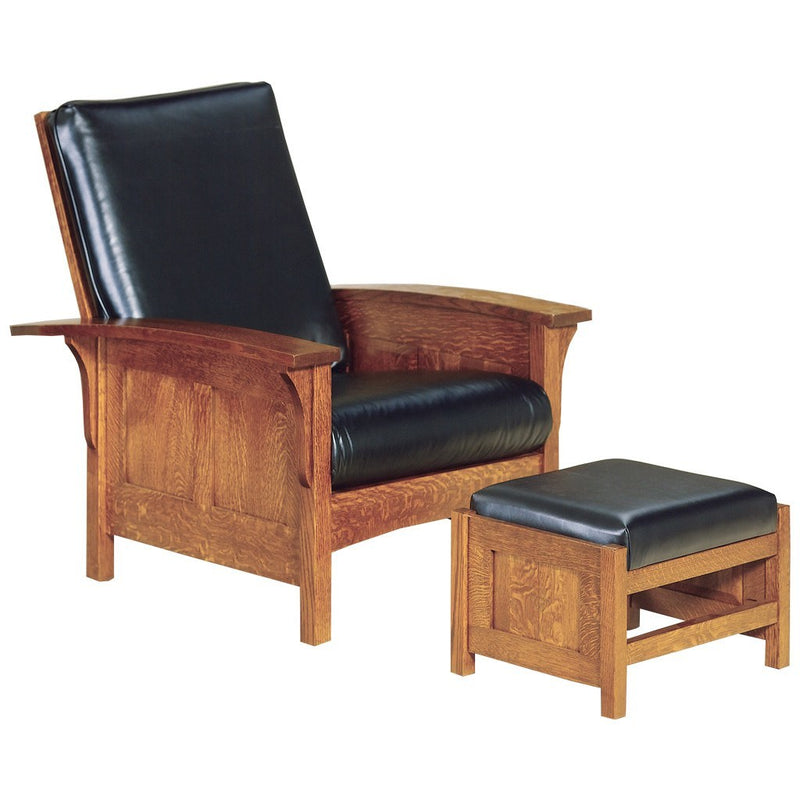 Bow Arm Morris Chair - Amish Tables
 - 1
