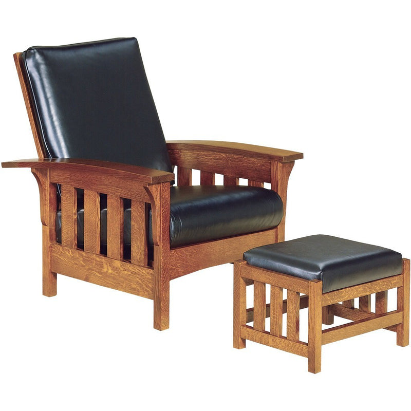 Bow Arm Morris Chair - Amish Tables
 - 2