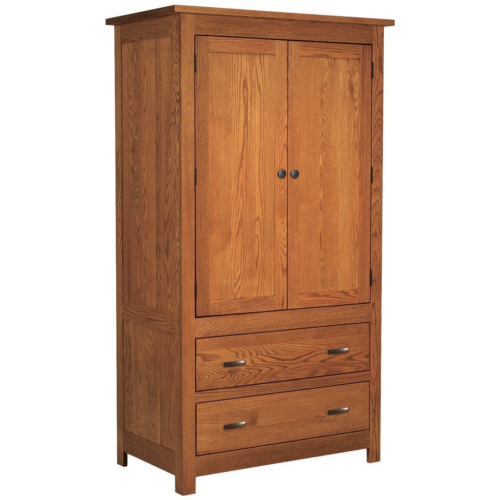 Flush Mission Armoire - Amish Tables
 - 1