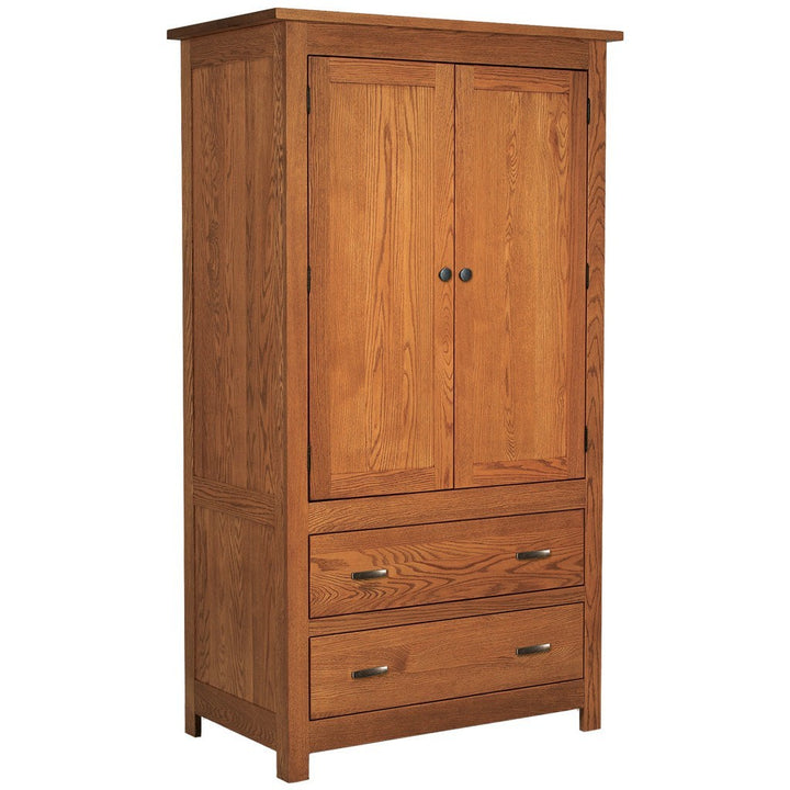Flush Mission Armoire - Amish Tables
 - 1