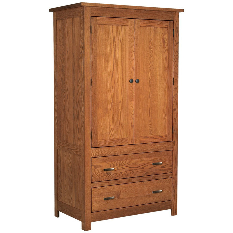 Flush Mission Armoire - Amish Tables
 - 1