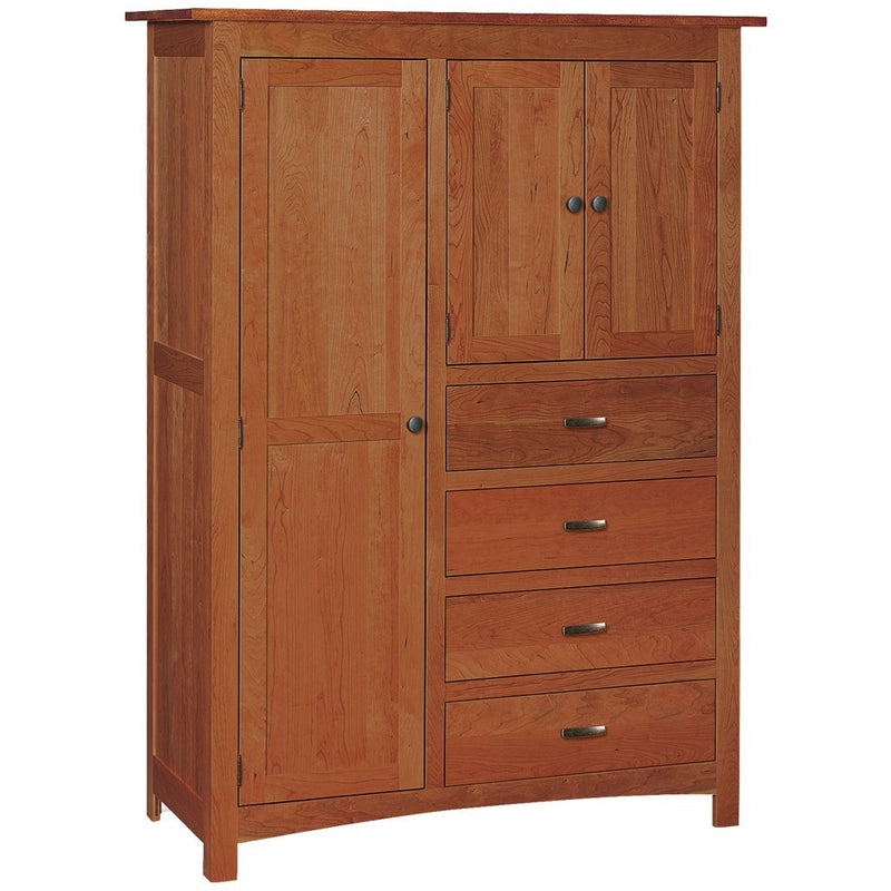 Flush Mission Armoire - Amish Tables
 - 4