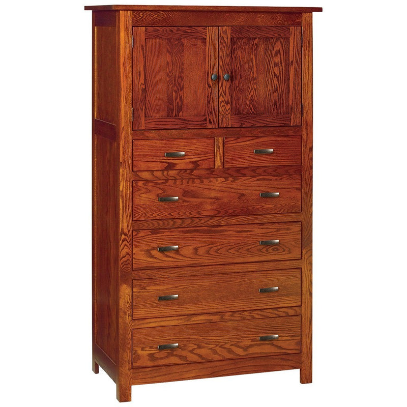 Flush Mission Armoire - Amish Tables
 - 5