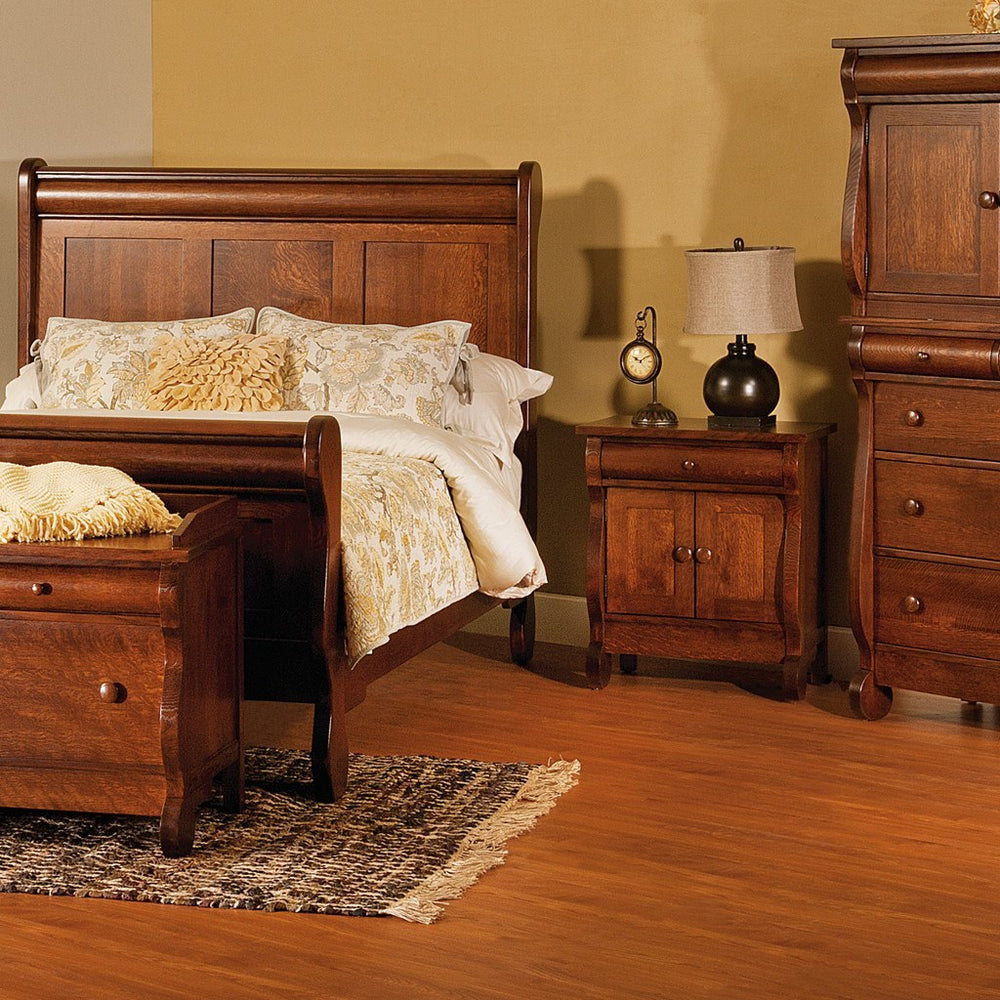 Old Classic Sleigh Bed - Amish Tables
 - 2