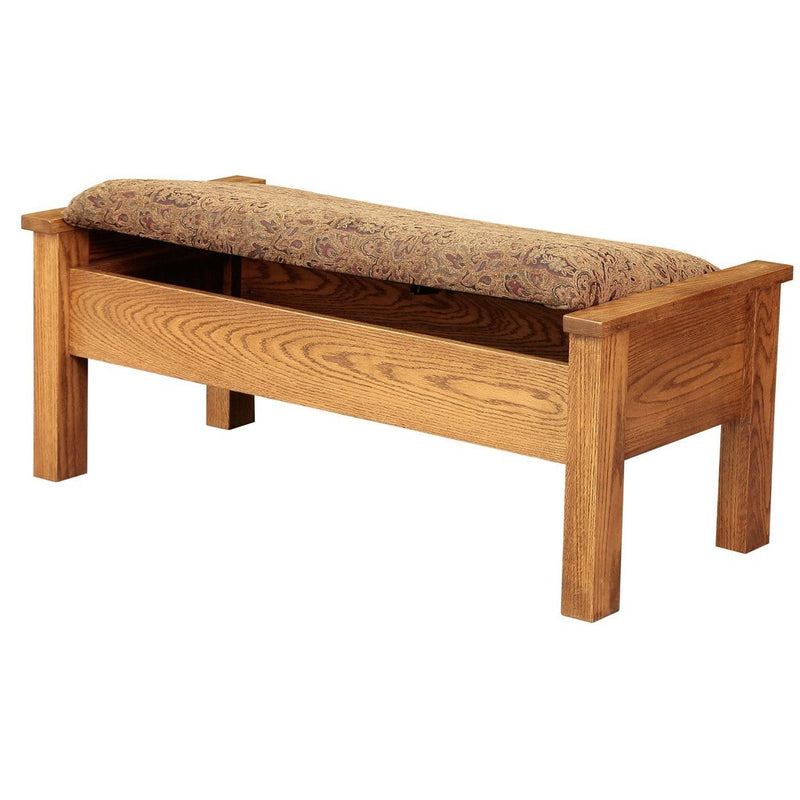 Traditional Bed Seat - Amish Tables
 - 2