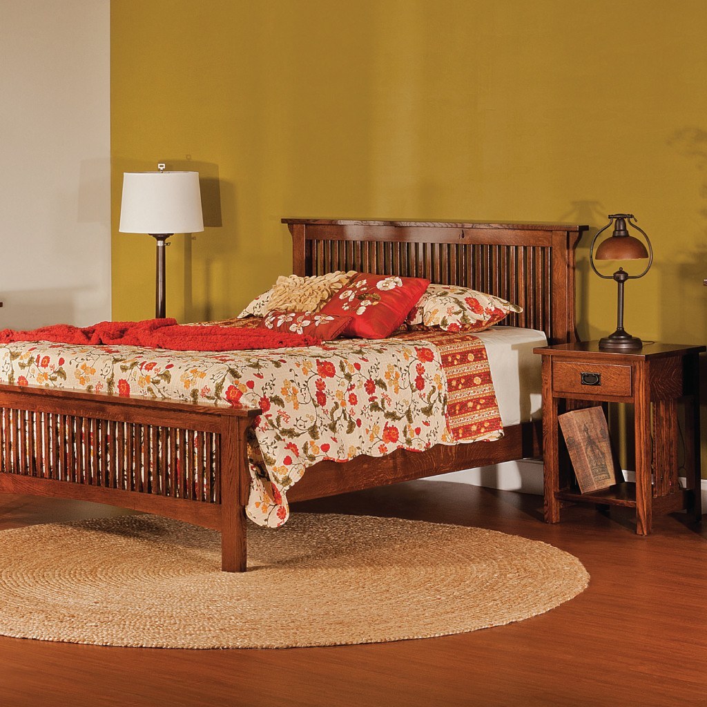 Amish Tables Stick Mission Bed - Thumbnail 4