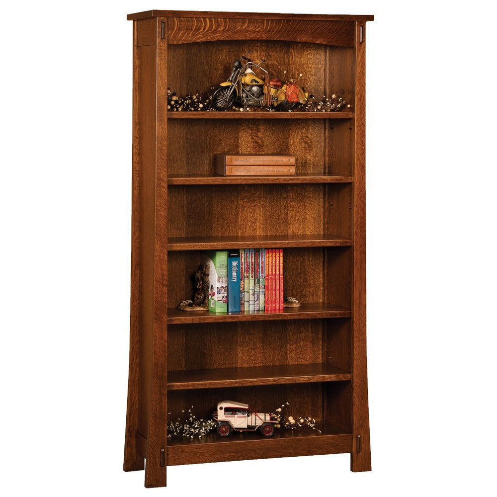 チェスト・キャビネット Antique Book open Shelf Caster bookcase-modesto-bookcase-