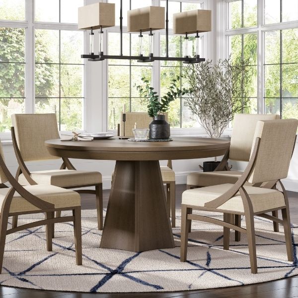 Brogan Single Pedestal Extension Table