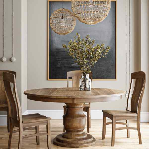 Burlington Single Pedestal Extension Table