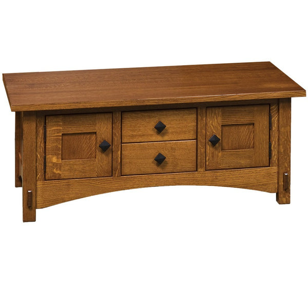 Springhill Cabinet Coffee Table - Amish Tables
 - 1