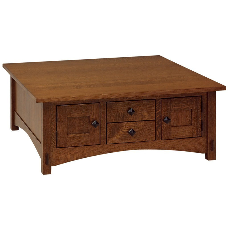 Springhill Cabinet Coffee Table - Amish Tables
 - 2