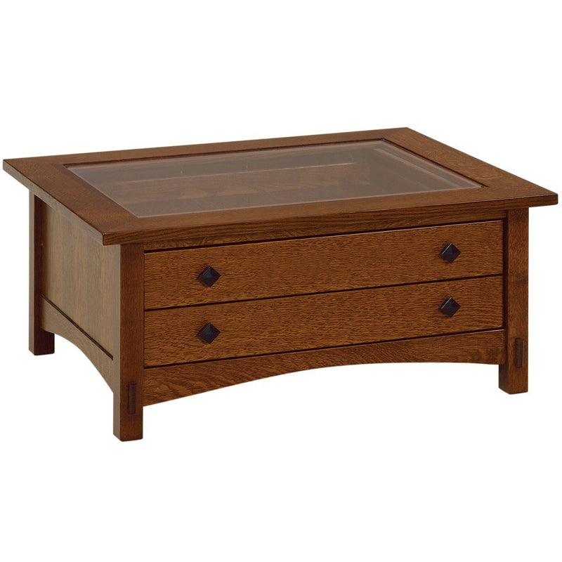 Springhill Cabinet Coffee Table - Amish Tables
 - 4
