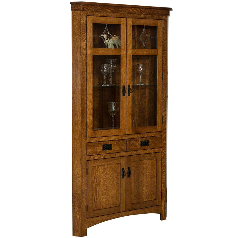 Cape Cod Corner Cabinet - Amish Tables
 - 1