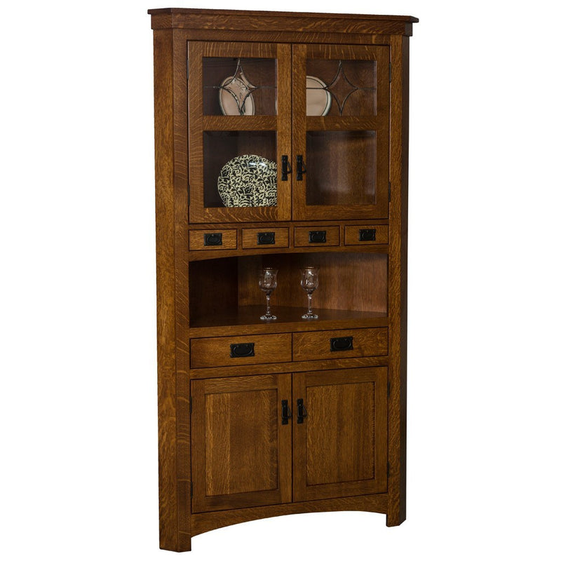 Cape Cod Corner Cabinet - Amish Tables
 - 2