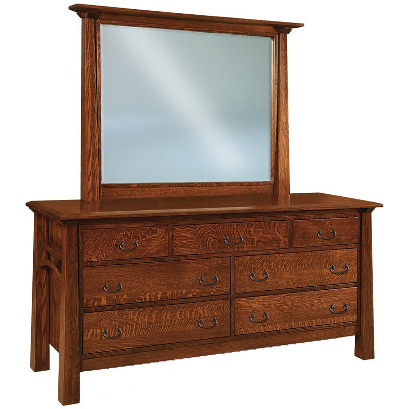 Artesa 7 Drawer Dresser | Amish Bedroom Furniture Artesa 7 Drawer Dresser | Amish Bedroom Furniture