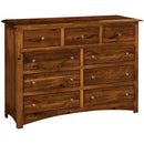 Finland 9 Drawer Dresser - Amish Tables
 - 5