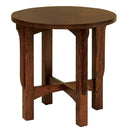 Landmark Round End Table - Amish Tables
 - 1