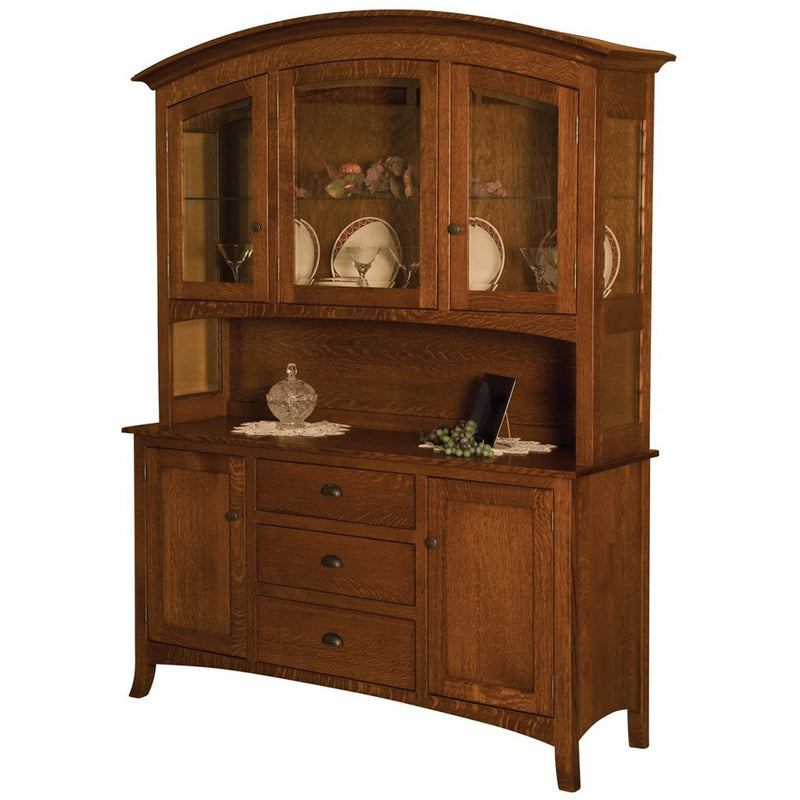 New Century Mission Hutch - Amish Tables
 - 1