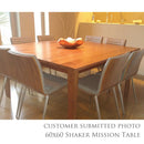 Leg Table - Shaker Mission Leg Extension Table