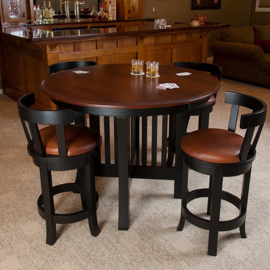 Arts &amp; Crafts Pub Extension Table - Amish Tables
 - 2