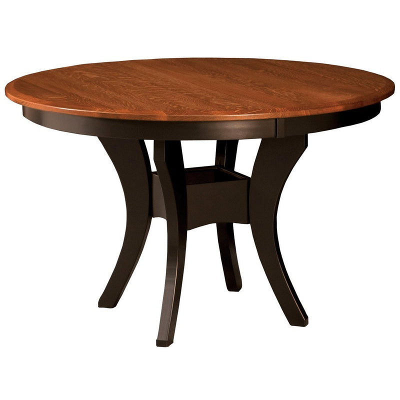 Imperial Single Pedestal Extension Table - Amish Tables
 - 1